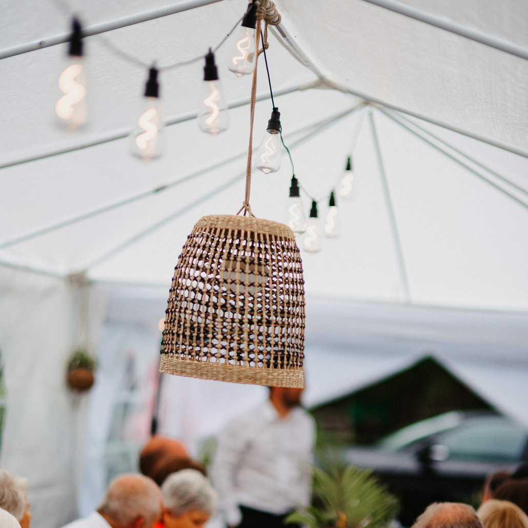 Lampenschirm Hängeleuchte aus Naturmaterialien