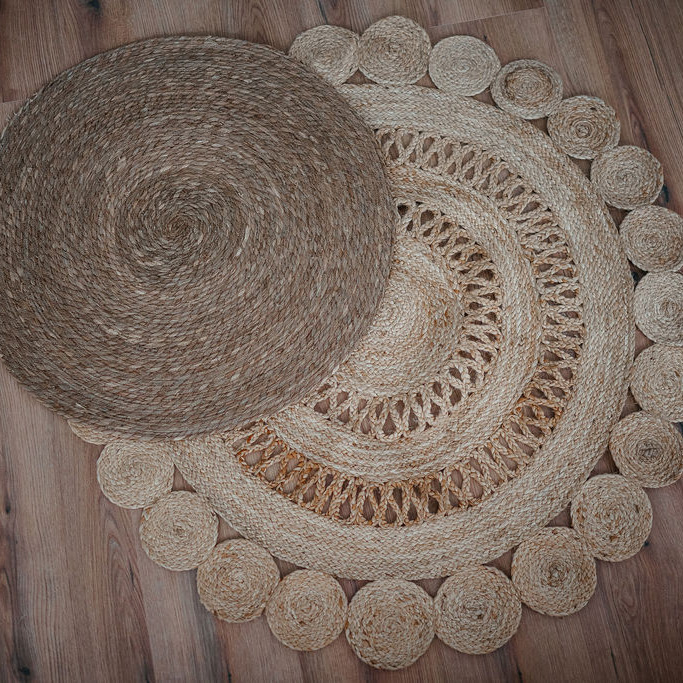 Teppiche-Natur Teppiche aus Naturmaterialien rund